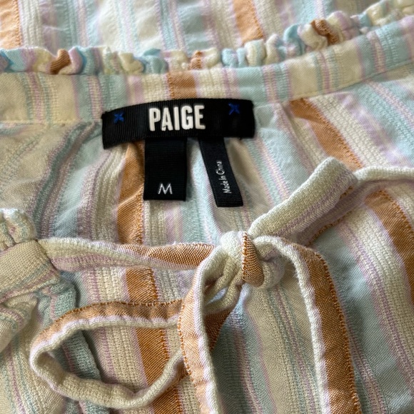 Paige Striped Peasant Blouse - Picture 5 of 6